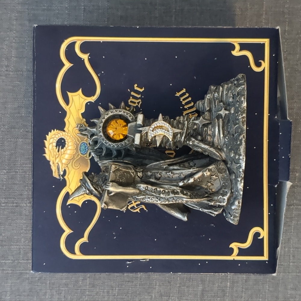 Tudor Mint Myth and Magic pewter wizard figure